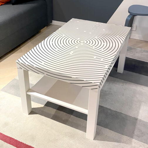 Sticker Ikea Lack Spirale 90x55cm
