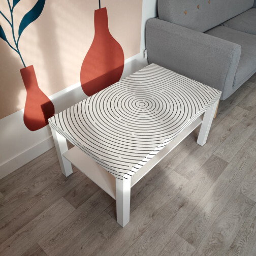 Sticker Ikea Lack Spirale 90x55cm