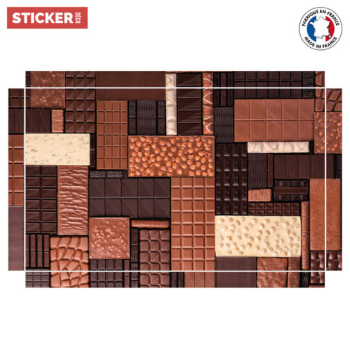 Sticker Ikea Lack Tablettes De Chocolat 90x55cm
