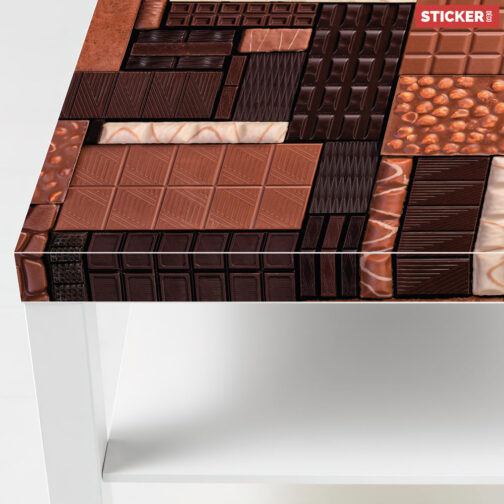 Sticker Ikea Lack Tablettes De Chocolat 90x55cm