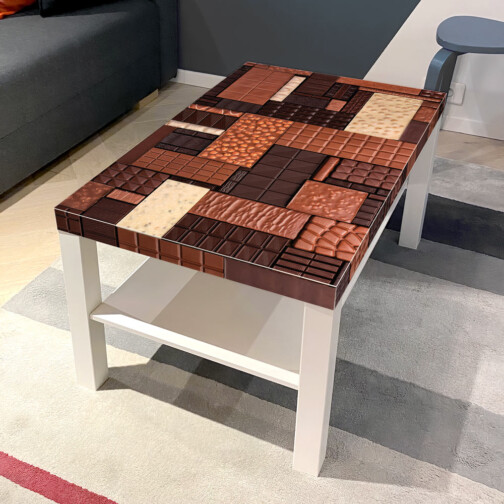 Sticker Ikea Lack Tablettes De Chocolat 90x55cm