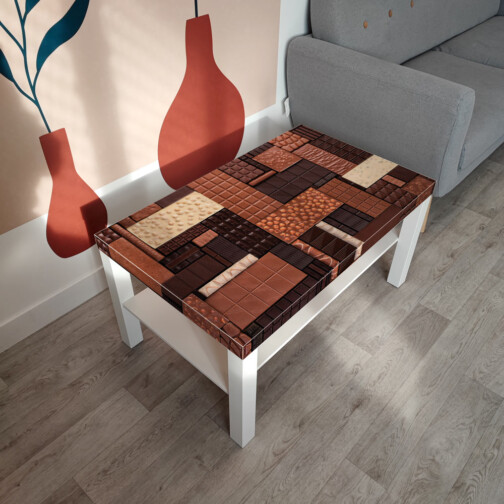 Sticker Ikea Lack Tablettes De Chocolat 90x55cm