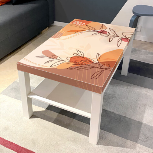 Sticker Ikea Lack Terre Orange 90x55