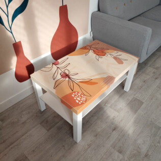 Sticker Ikea Lack Terre Orange 90x55