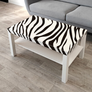 Sticker Ikea Lack Zebre 90x55cm