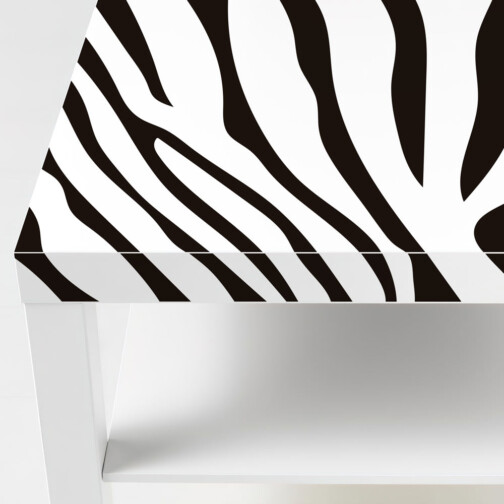 Sticker Ikea Lack Zebre 90x55cm