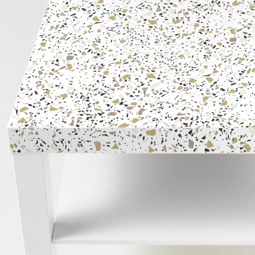 Sticker Ikea Lack Granito Terrazzo 90x55cm