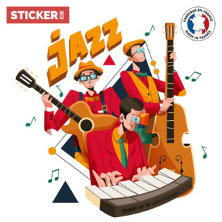 Sticker Musique Jazz