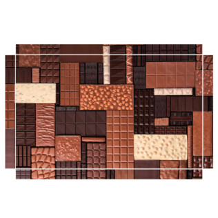 Sticker Ikea Lack Tablettes De Chocolat 90x55cm