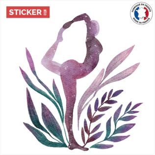 Sticker Yoga Watercolor