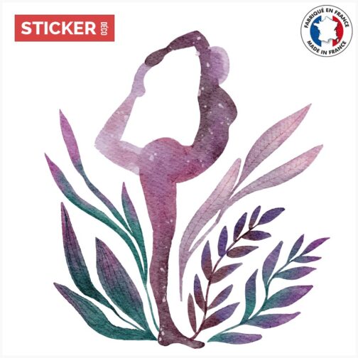 Sticker Yoga Watercolor