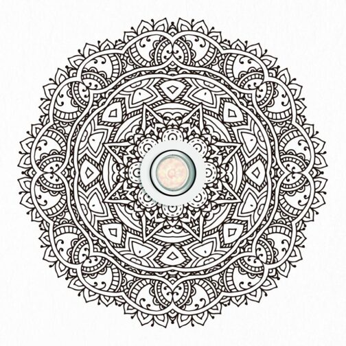 Sticker Plafond Mandala Cercle