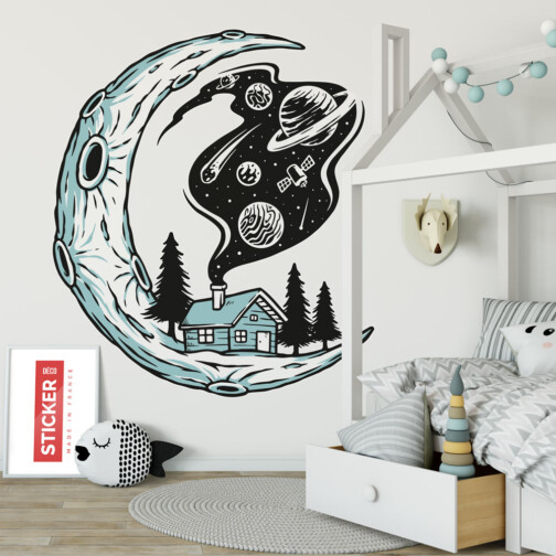 Sticker Chalet Lunaire