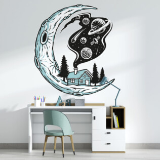 Sticker Chalet Lunaire