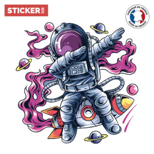 Sticker Cosmonaute Dab