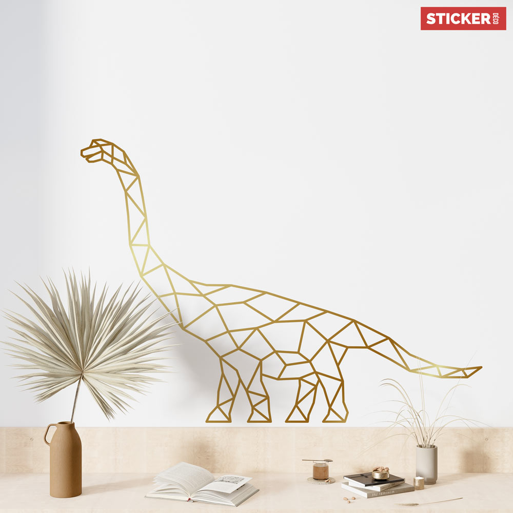 Sticker dinosaure géant Diplodocus pour chambre d'enfant