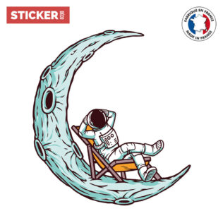 Sticker La Tête Dans La Lune
