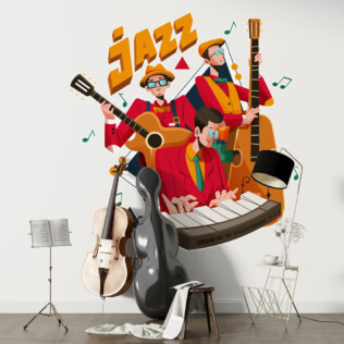 Sticker Musique Jazz