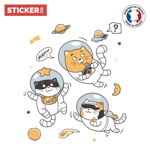 Stickers Chats Cosmonautes