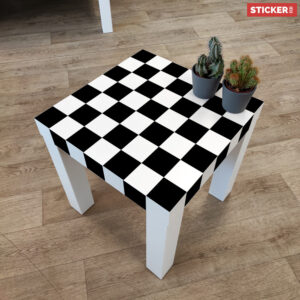 Sticker Ikea Damier Noir 35x35cm