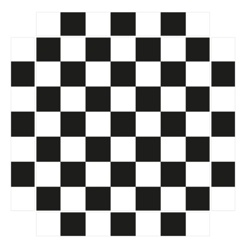 Sticker Ikea Damier Noir 35x35cm