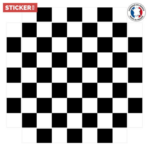 Sticker Ikea Damier Noir 35x35cm