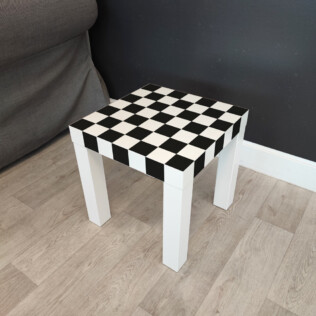 Sticker Ikea Damier Noir 35x35cm