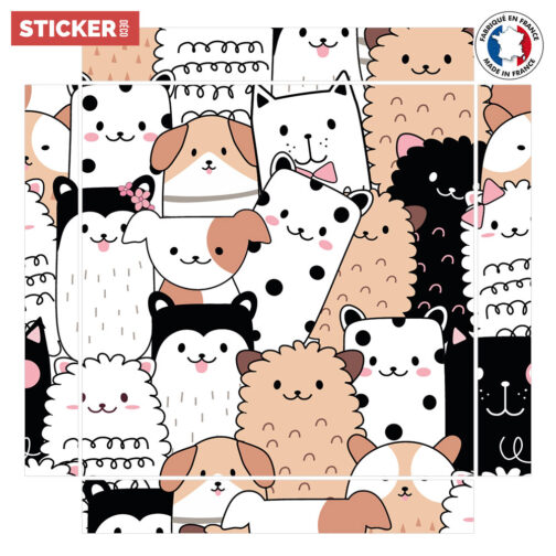 Sticker Ikea Lack Minou Matou 35x35cm