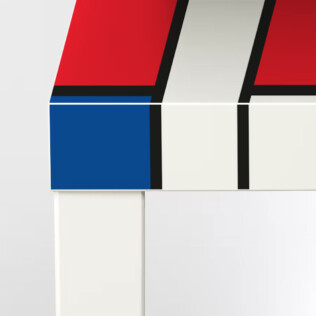 Sticker Ikea Mondrian 35x35cm
