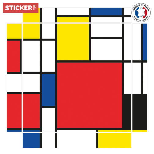 Sticker Ikea Mondrian 35x35cm