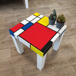 Sticker Ikea Mondrian 35x35cm