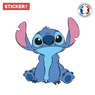 Sticker Stitch Assis - Stickers Dessins Animées 
