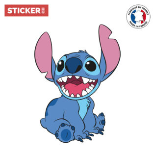 Sticker Stitch Sourire - Stickers Dessins Animées 