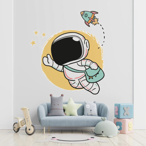 Sticker Astronaute Pastel