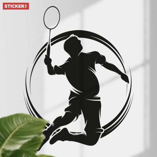 Sticker Badminton Smash