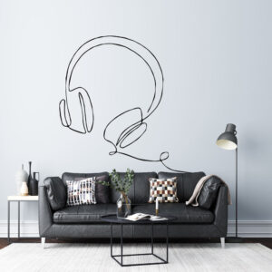 Sticker Casque Musique