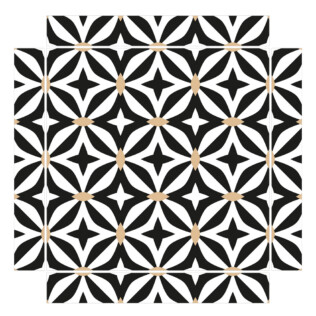 Sticker Ikea Lack Carreaux De Ciment 35x35cm
