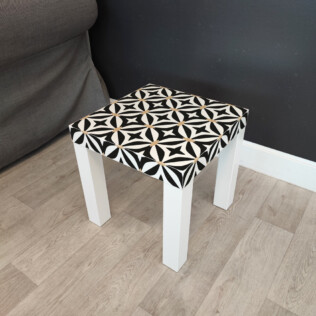 Sticker Ikea Lack Carreaux De Ciment 35x35cm