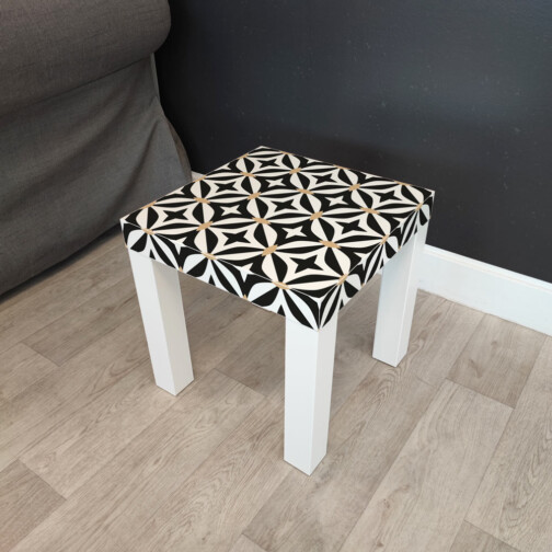 Sticker Ikea Lack Carreaux De Ciment 35x35cm