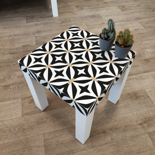 Sticker Ikea Lack Carreaux De Ciment 35x35cm