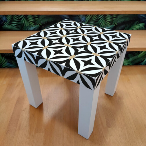 Sticker Ikea Lack Carreaux De Ciment 35x35cm