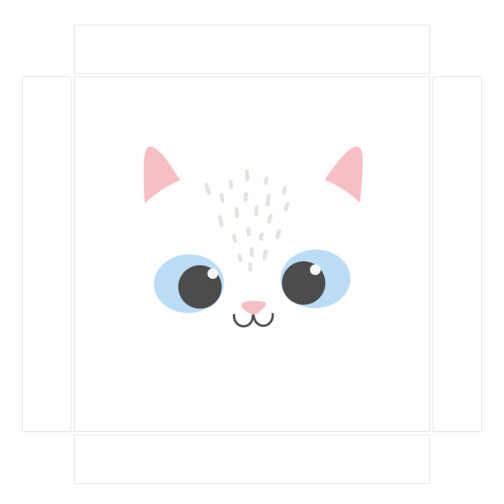 Sticker Ikea Lack Chat 35x35cm