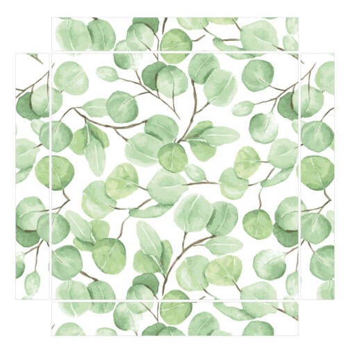Sticker Ikea Lack Eucalyptus 35x35cm