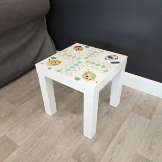 Sticker Ikea Lack Jeu De Petits Chevaux Animaux 35x35cm