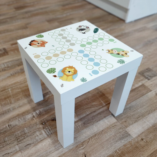 Sticker Ikea Lack Jeu De Petits Chevaux Animaux 35x35cm