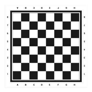 Sticker Ikea Lack Jeu Echecs 35x35cm