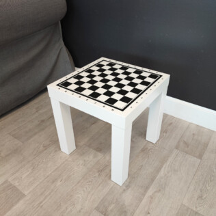 Sticker Ikea Lack Jeu Echecs 35x35cm