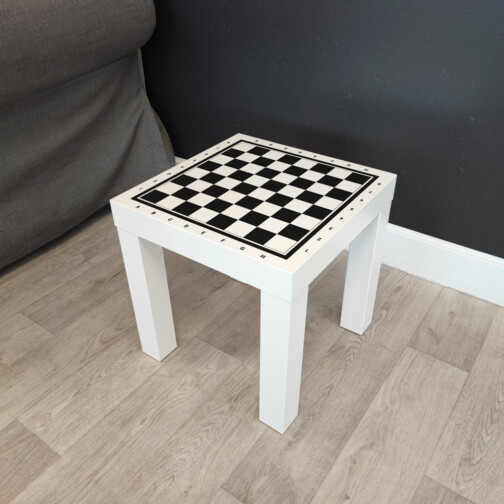 Sticker Ikea Lack Jeu Echecs 35x35cm