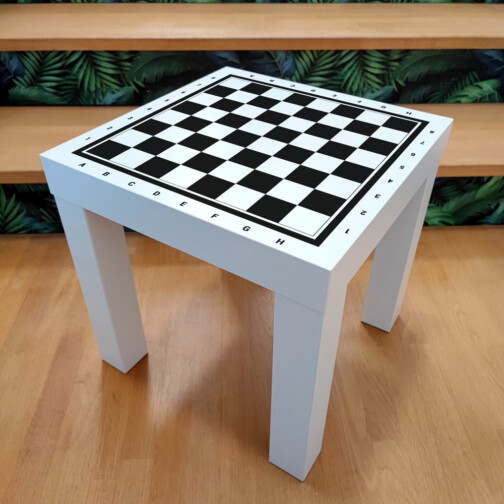 Sticker Ikea Lack Jeu Echecs 35x35cm
