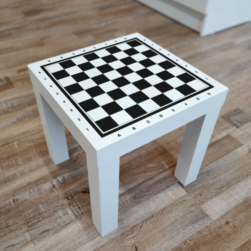 Sticker Ikea Lack Jeu Echecs 35x35cm